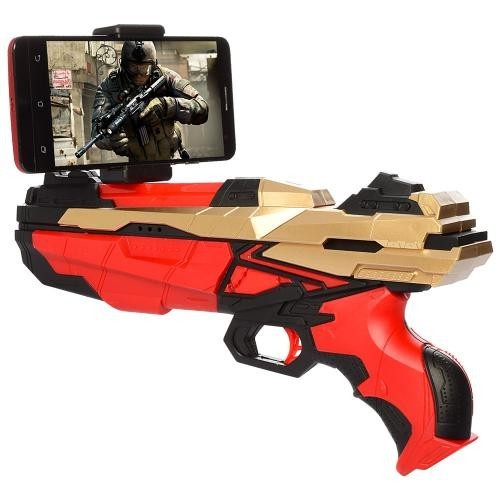 

Пистолет Ar Game Gun 889, работает от приложения, 34-21,5-5,5 см, красный