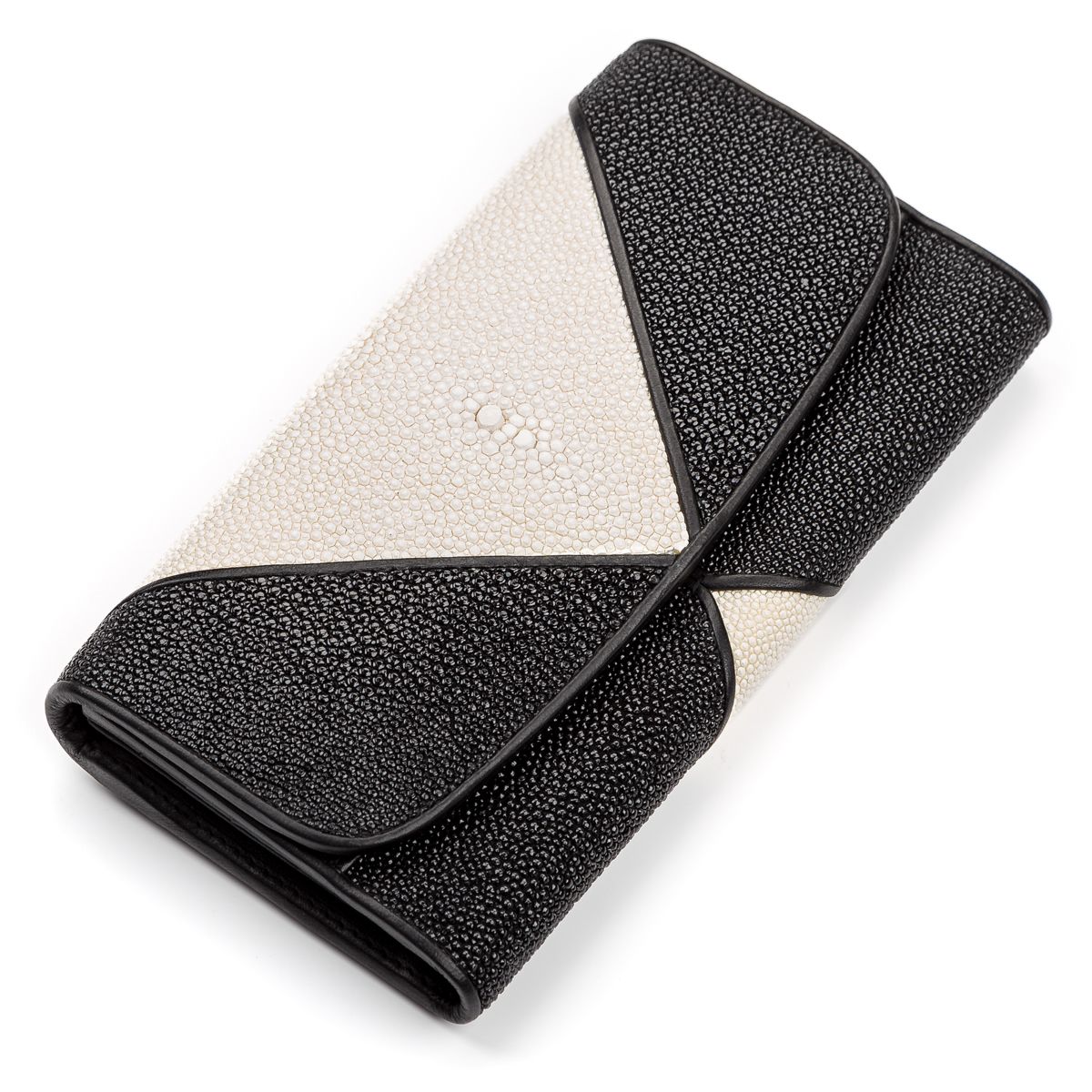 

Кошелёк STINGRAY LEATHER 18103 Кожа ската Черный