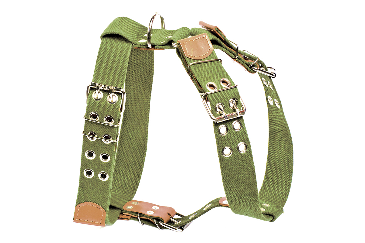 

Брезентовая шлея Collar х/б тесьма для крупных собак N2 45 мм (0657)