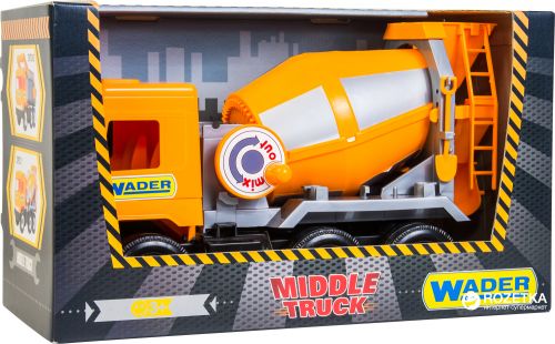 

Бетономешалка "Middle truck" (оранжевая) 39311