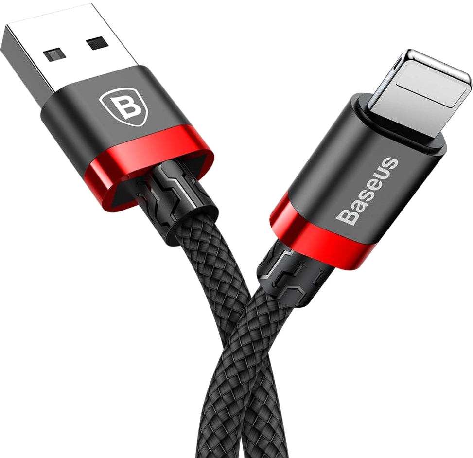 

Кабель Baseus Kevlar Cable Lightning – USB 2.0 м 1.5 A Black (CALKLF-C19)