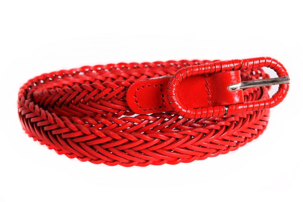 

Женский узкий ремень Dovhani кт6775 105-115 см Красный