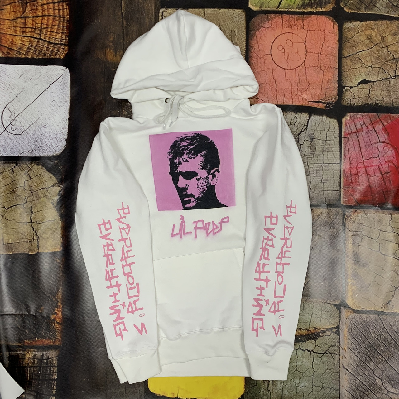 

Худи A SHO Liil Peep art1 L белый