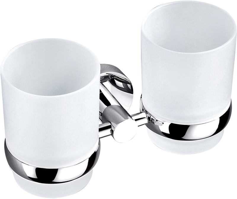 

Стакан для ванной PERFECT SANITARY APPLIANCES SP 8128 круглый двойной Стекло Латунь