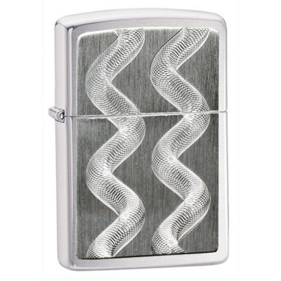 

Зажигалка Zippo 24871 TWIN TWISTER серая 24871