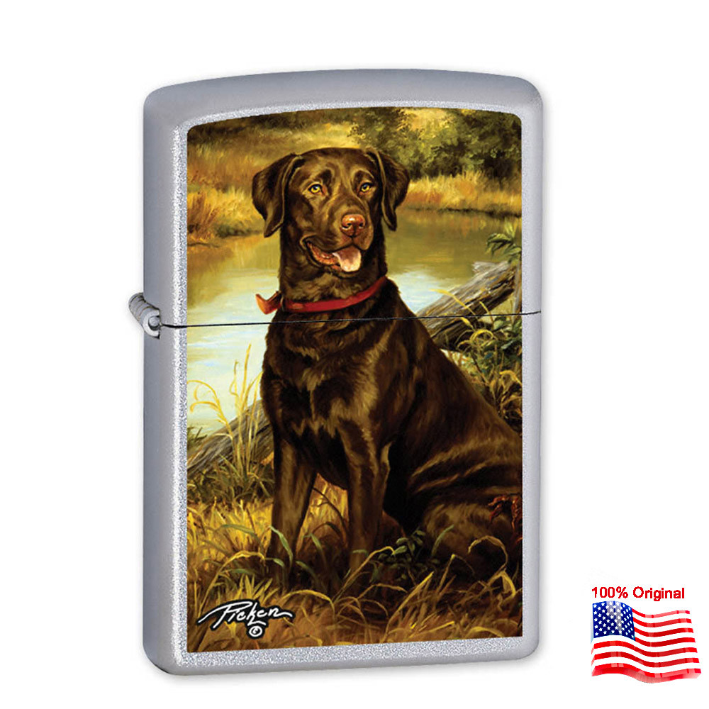 

Зажигалка Zippo 24781 Labrador серая 24781
