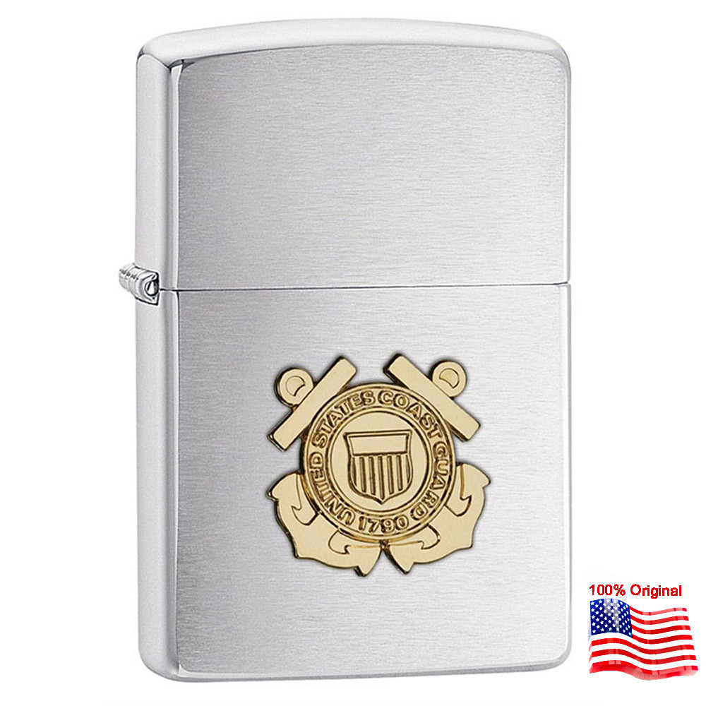 

Зажигалка Zippo 280CG COAST GRD серая 28037
