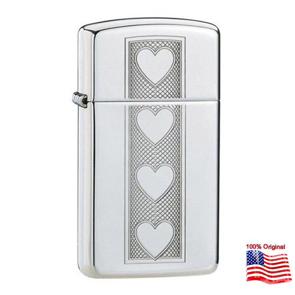

Зажигалка Zippo 28476 HEART серая 28476