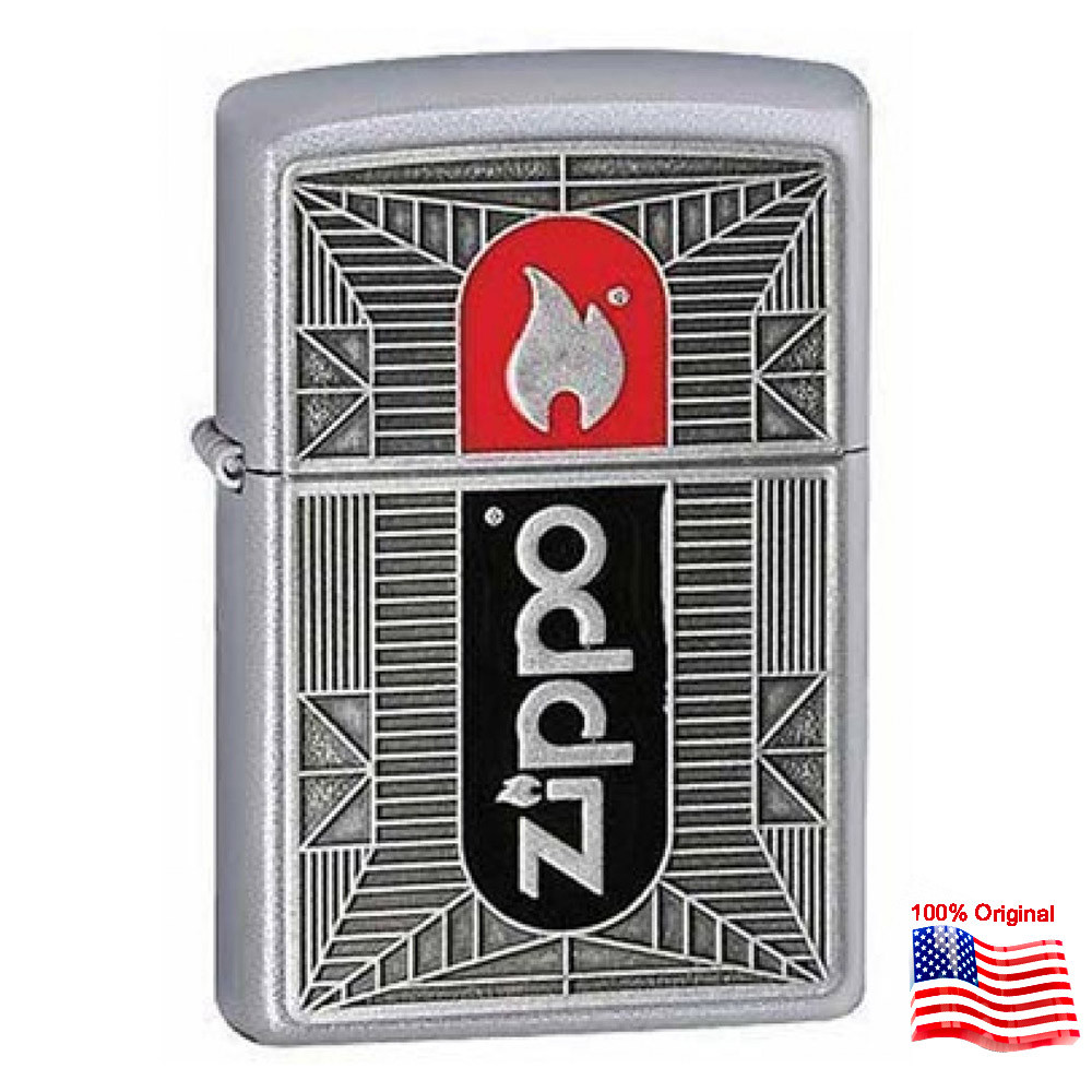 

Зажигалка Zippo 24830 Zippo Flame Emblem серая 24830