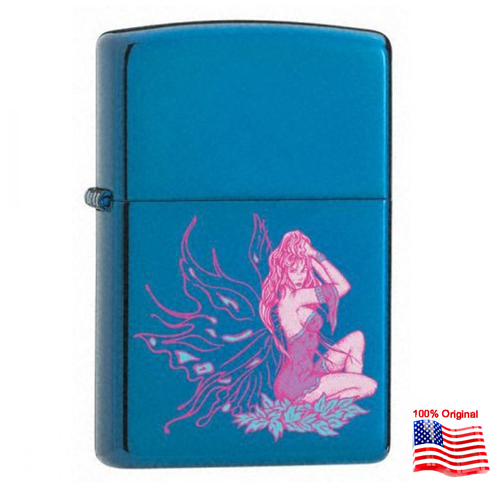 

Зажигалка Zippo 24065 FLUTTERING FAIRY синяя 24065