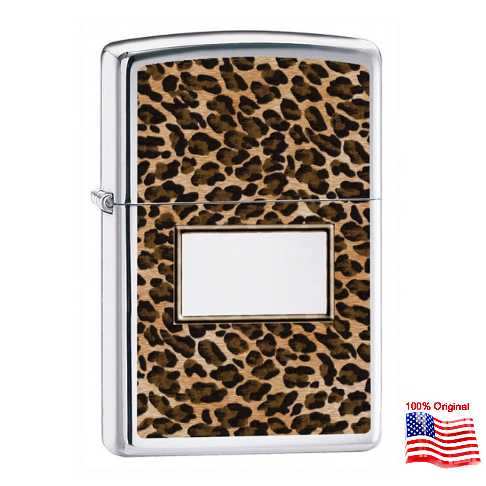

Зажигалка Zippo 28047 LEOPARD серая 28047