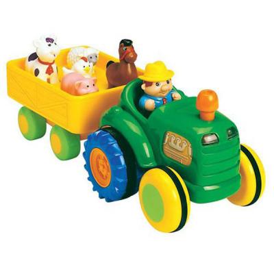 

Развивающая игрушка Kiddieland Трактор с трейлером (24753)