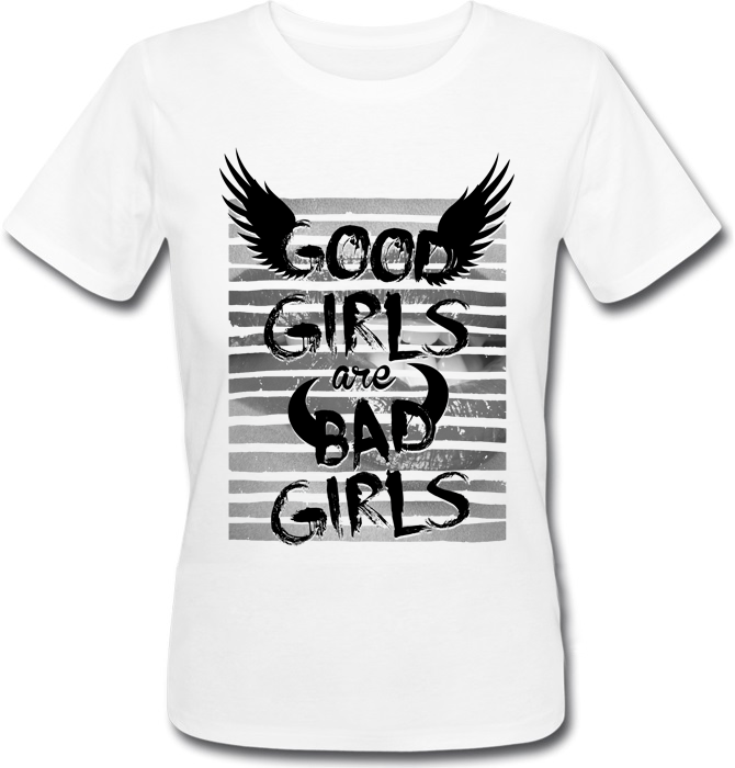 

Футболка HEADBANGER Good Girls Are Bad Girls  Белая, Футболка HEADBANGER Good Girls Are Bad Girls XS Белая