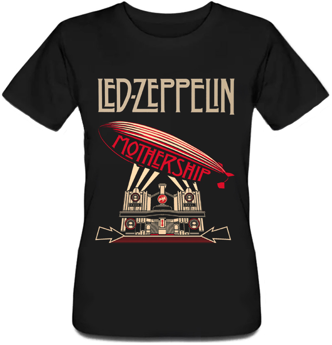 

Футболка HEADBANGER Led Zeppelin - MothershipL Черная