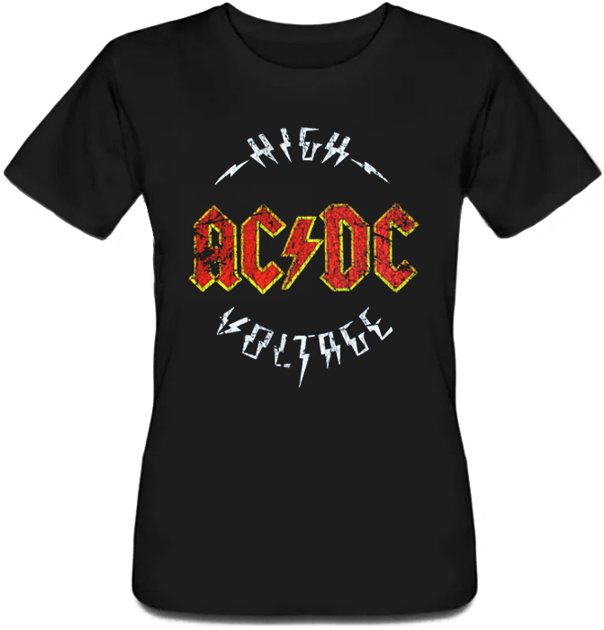 

Футболка HEADBANGER AC/DC - High Voltage  Черная, Футболка HEADBANGER AC/DC - High Voltage XL Черная