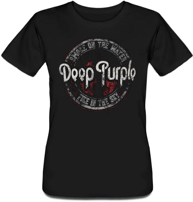 

Футболка HEADBANGER Deep Purple - Smoke On The Water - Fire In The SkyS Черная