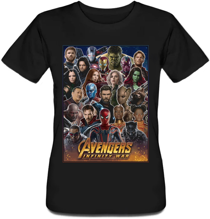 

Футболка HEADBANGER Avengers: Infinity War  Черная, Футболка HEADBANGER Avengers: Infinity War L Черная