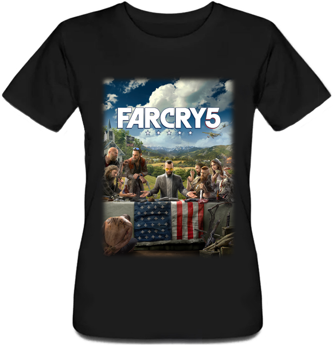 

Футболка HEADBANGER Far Cry 5  Черная, Футболка HEADBANGER Far Cry 5 L Черная