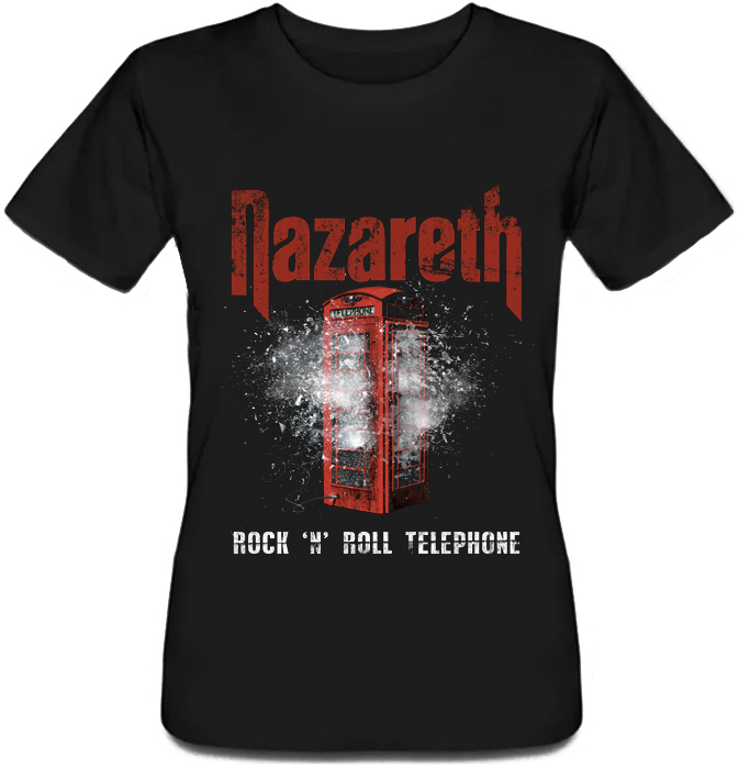 

Футболка HEADBANGER Nazareth - Rock 'n' Roll Telephone  Черная, Футболка HEADBANGER Nazareth - Rock 'n' Roll Telephone M Черная