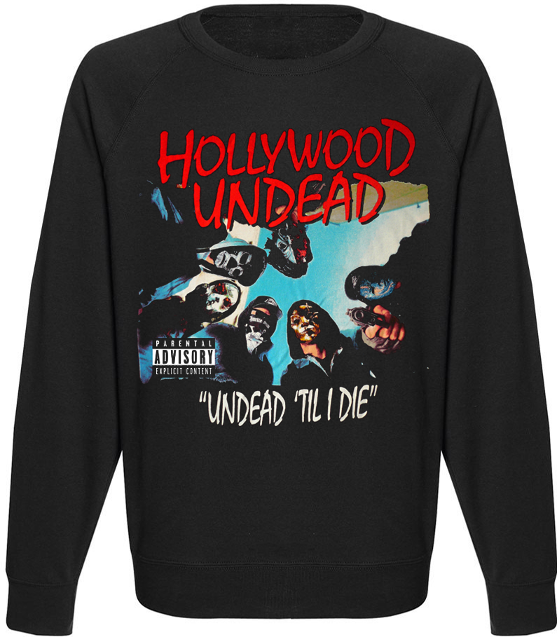 

Свитшот HEADBANGER Hollywood Undead - Till I Die  Черный, Свитшот HEADBANGER Hollywood Undead - Till I Die M Черный