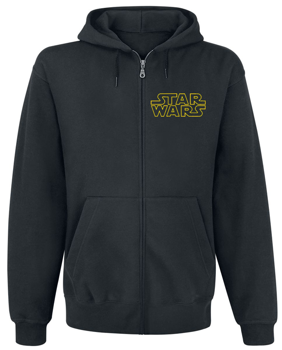 

Толстовка HEADBANGER Star Wars - Yellow Logo  Черный, Толстовка HEADBANGER Star Wars - Yellow Logo S Черный