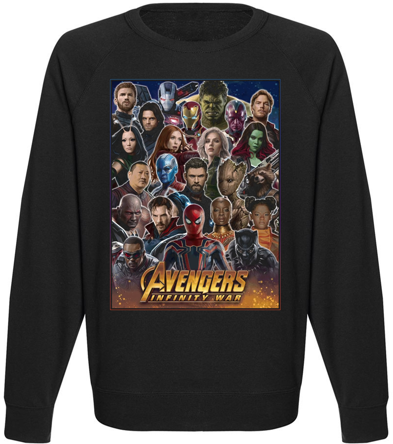 

Свитшот HEADBANGER Avengers: Infinity War  Черный, Свитшот HEADBANGER Avengers: Infinity War XL Черный
