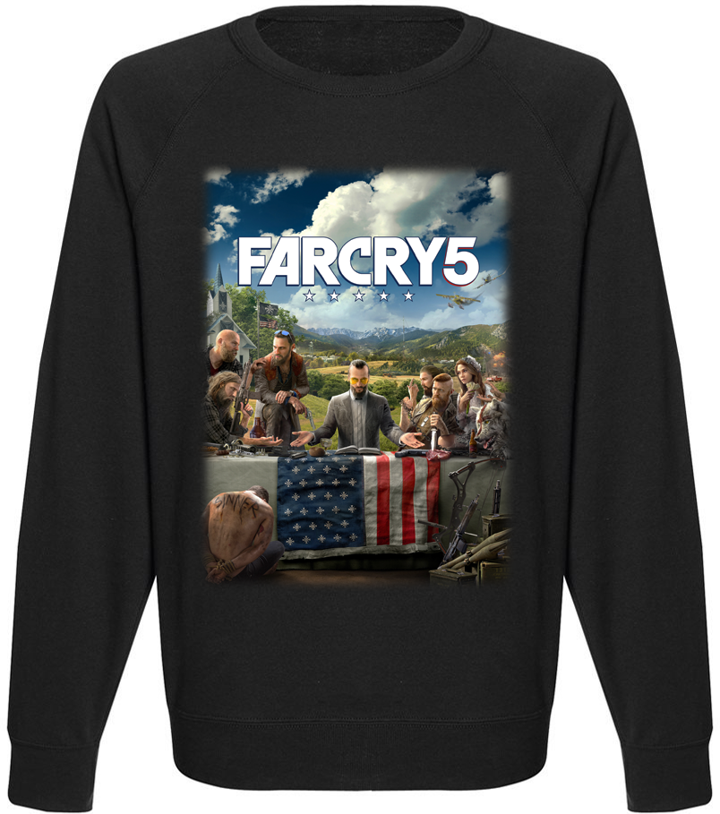 

Свитшот HEADBANGER Far Cry 5  Черный, Свитшот HEADBANGER Far Cry 5 L Черный
