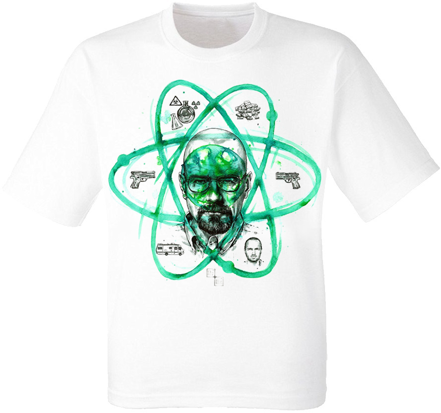 

Футболка Print Planet Breaking Bad "Heisenberg" белая, Футболка Print Planet Breaking Bad "Heisenberg" белая M