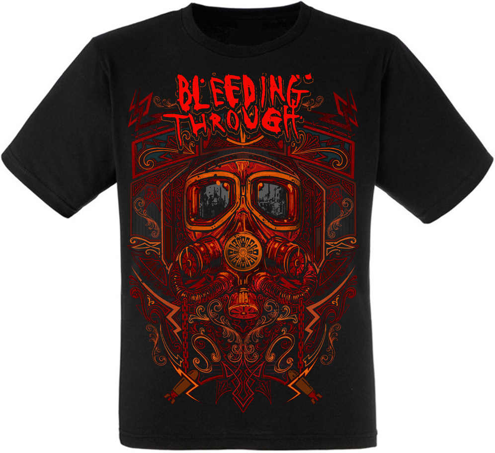 

Футболка Print Planet Bleeding Through (mask) XXL