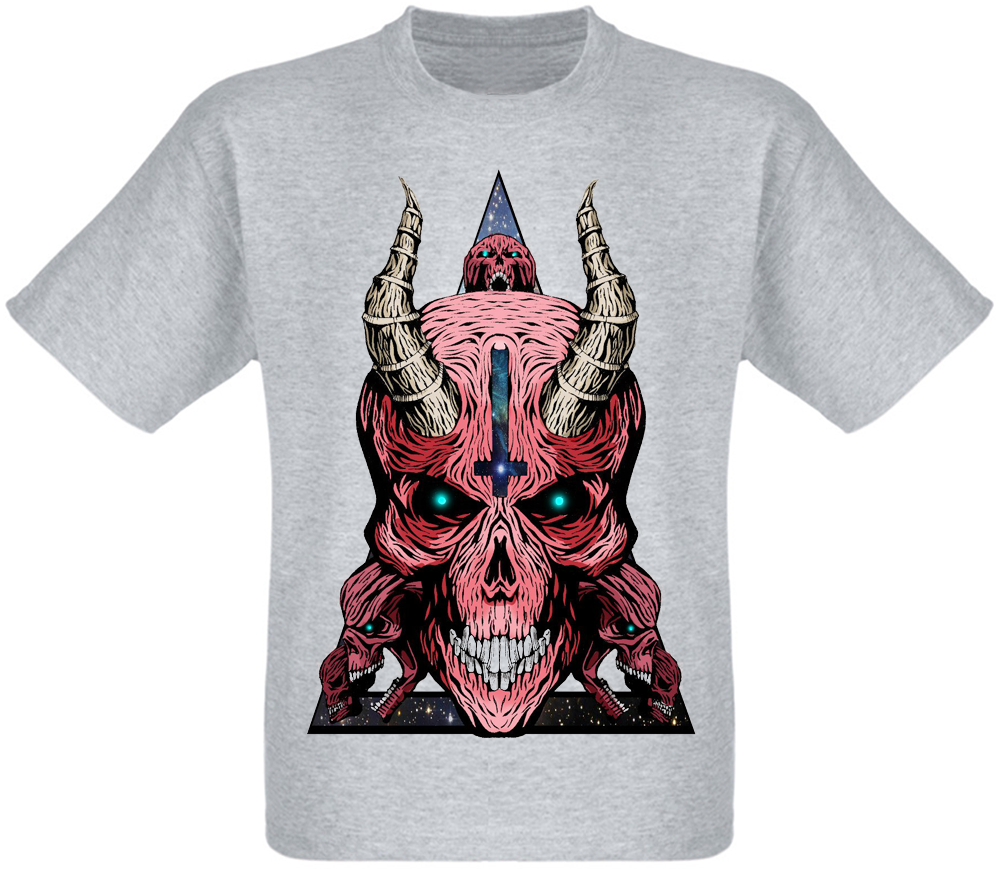 

Футболка Print Planet Devil Space меланж, Футболка Print Planet Devil Space меланж M
