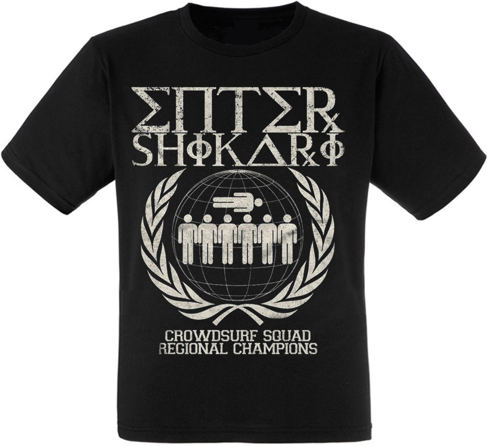 

Футболка Print Planet Enter Shikari ''Crowdsurf Squad Regional Champions, Футболка Print Planet Enter Shikari ''Crowdsurf Squad Regional Champions" S