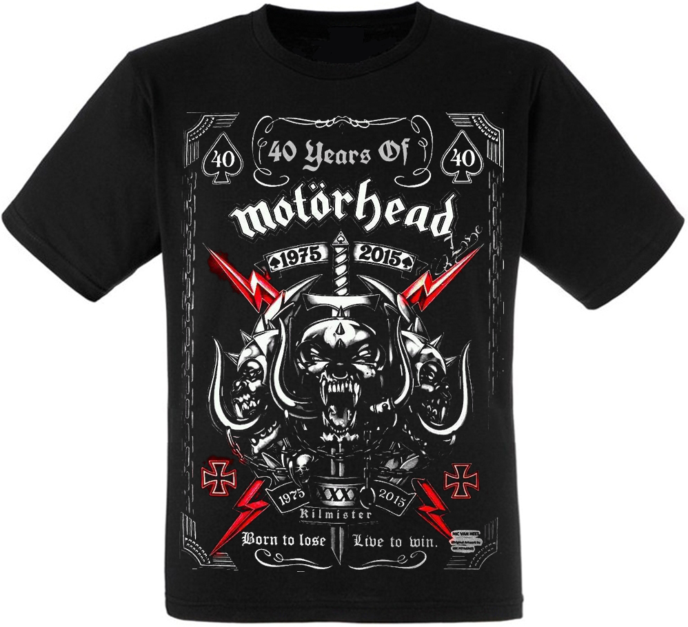 

Футболка Print Planet Motorhead "40 Years Of Motorhead, Футболка Print Planet Motorhead "40 Years Of Motorhead" M