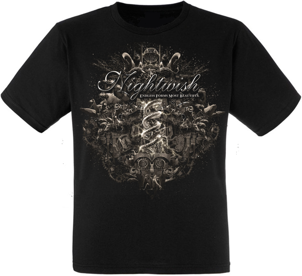 

Футболка Print Planet Nightwish "Endless Forms Most Beautiful, Футболка Print Planet Nightwish "Endless Forms Most Beautiful" XL