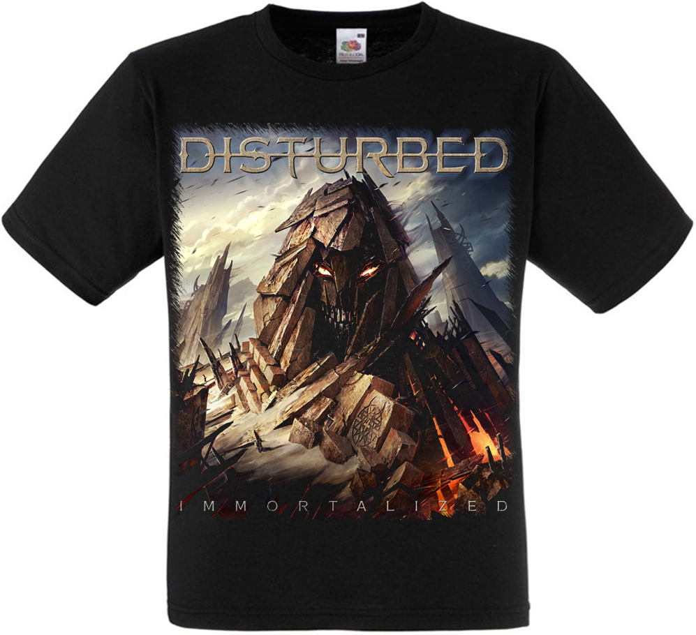 

Футболка HEADBANGER Disturbed "Immortalized, Футболка HEADBANGER Disturbed "Immortalized" XL