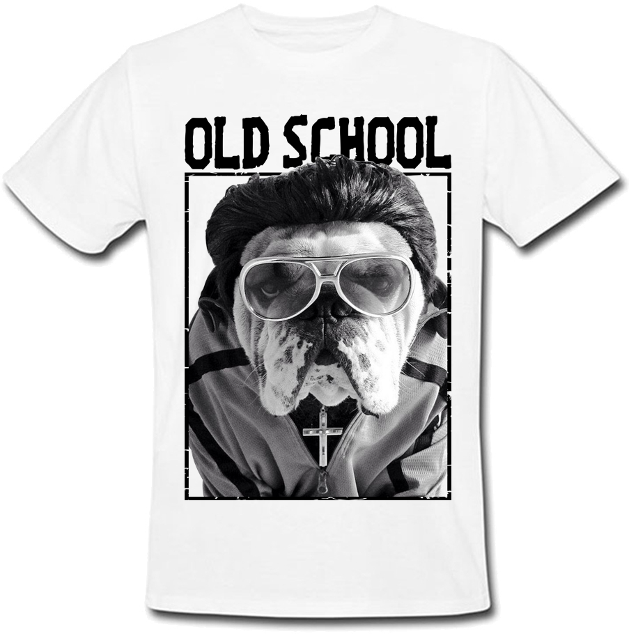 

Футболка Print Planet Old School белая, Футболка Print Planet Old School белая L