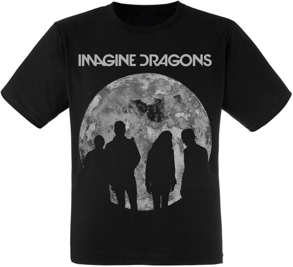 

Футболка Print Planet Imagine Dragons - Night Vision XXL