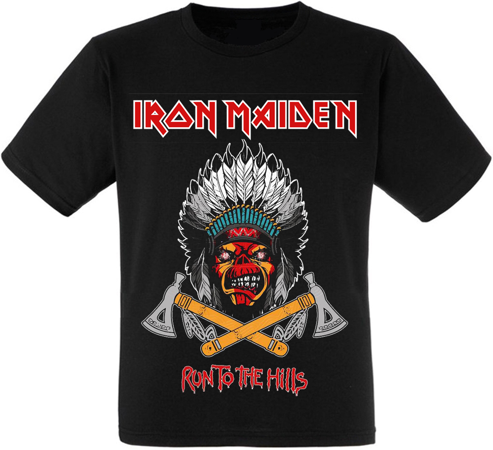 

Футболка HEADBANGER Iron Maiden "Run To The Hills, Футболка HEADBANGER Iron Maiden "Run To The Hills" S