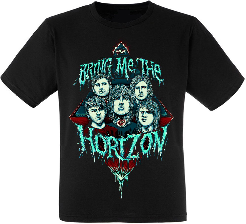 

Футболка Print Planet Bring Me The Horizon "Band Members, Футболка Print Planet Bring Me The Horizon "Band Members" S