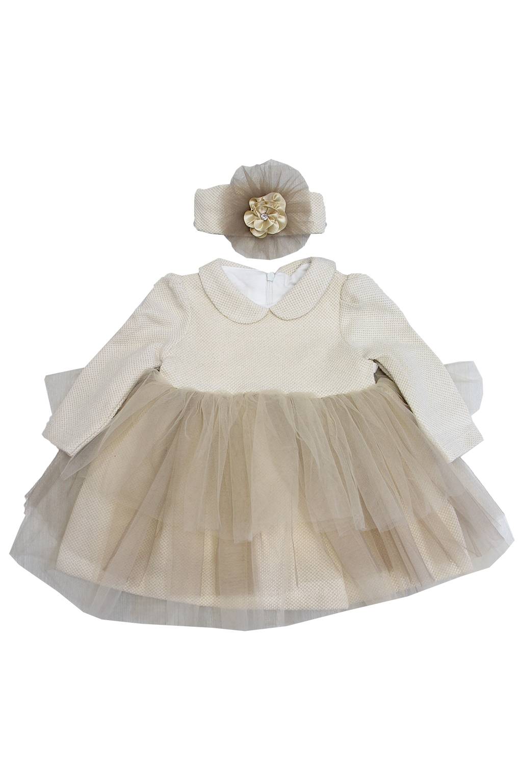

Платье MYMIO baby 80 см Бежевый (8682472209819)