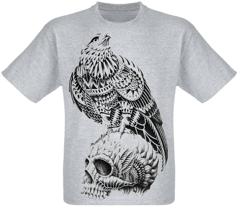 

Футболка HEADBANGER Skull with Eagle меланж, Футболка HEADBANGER Skull with Eagle меланж S