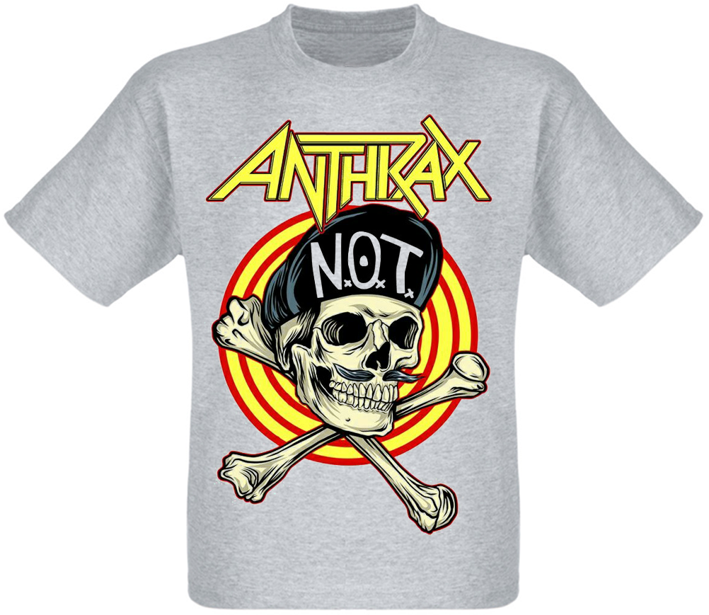 

Футболка Print Planet Anthrax "Not Man Skull" меланж, Футболка Print Planet Anthrax "Not Man Skull" меланж M