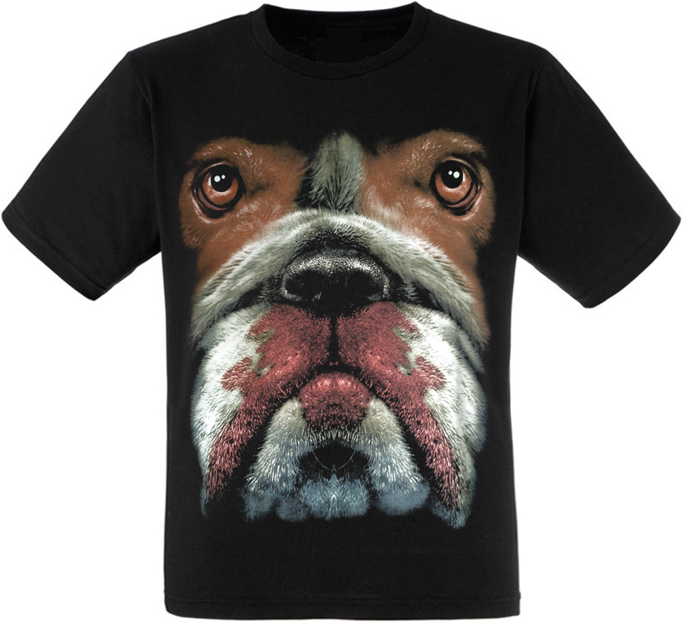 

Футболка Print Planet Bulldog Face, Футболка Print Planet Bulldog Face M