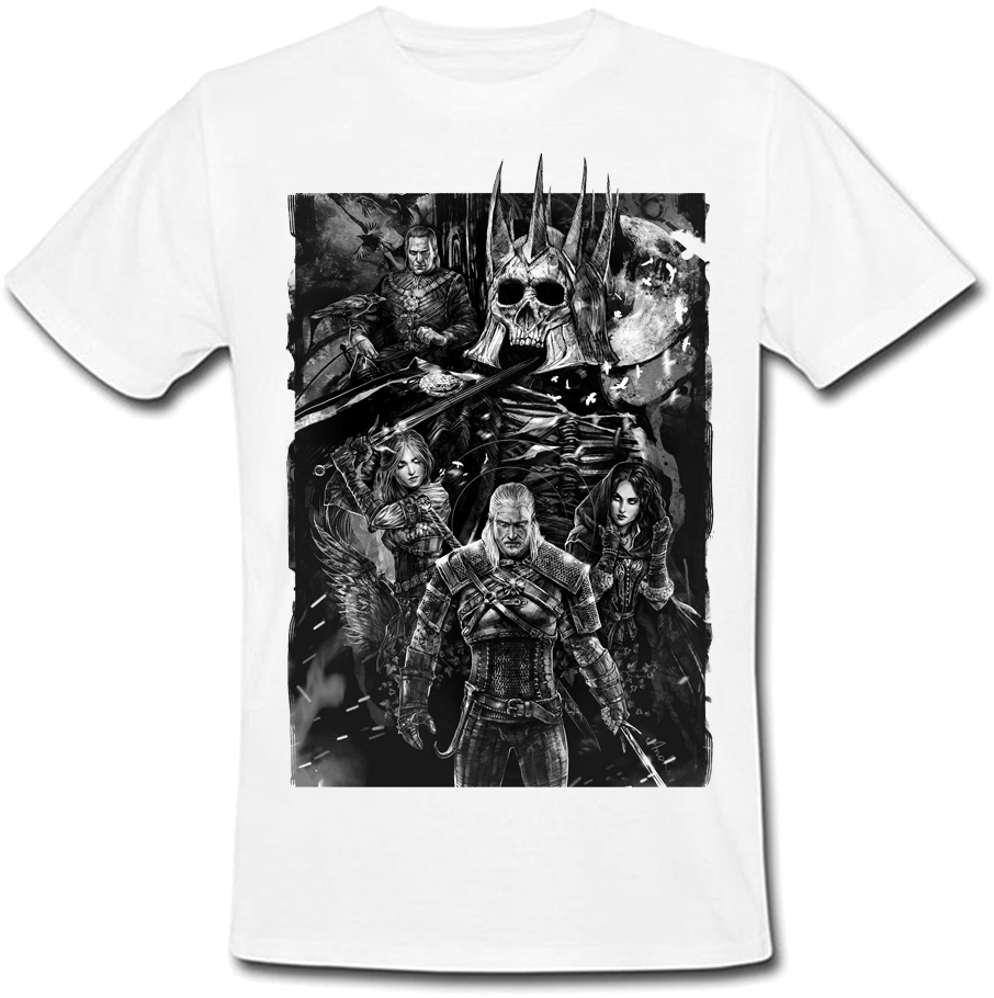 

Футболка HEADBANGER The Witcher 3: Wild Hunt (Ведьмак 3: Дикая Охота) белая XXL