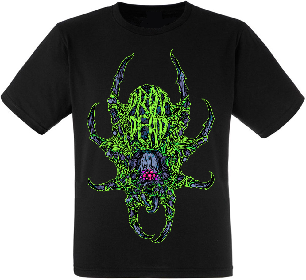 

Футболка Print Planet Drop Dead "Spider, Футболка Print Planet Drop Dead "Spider" S