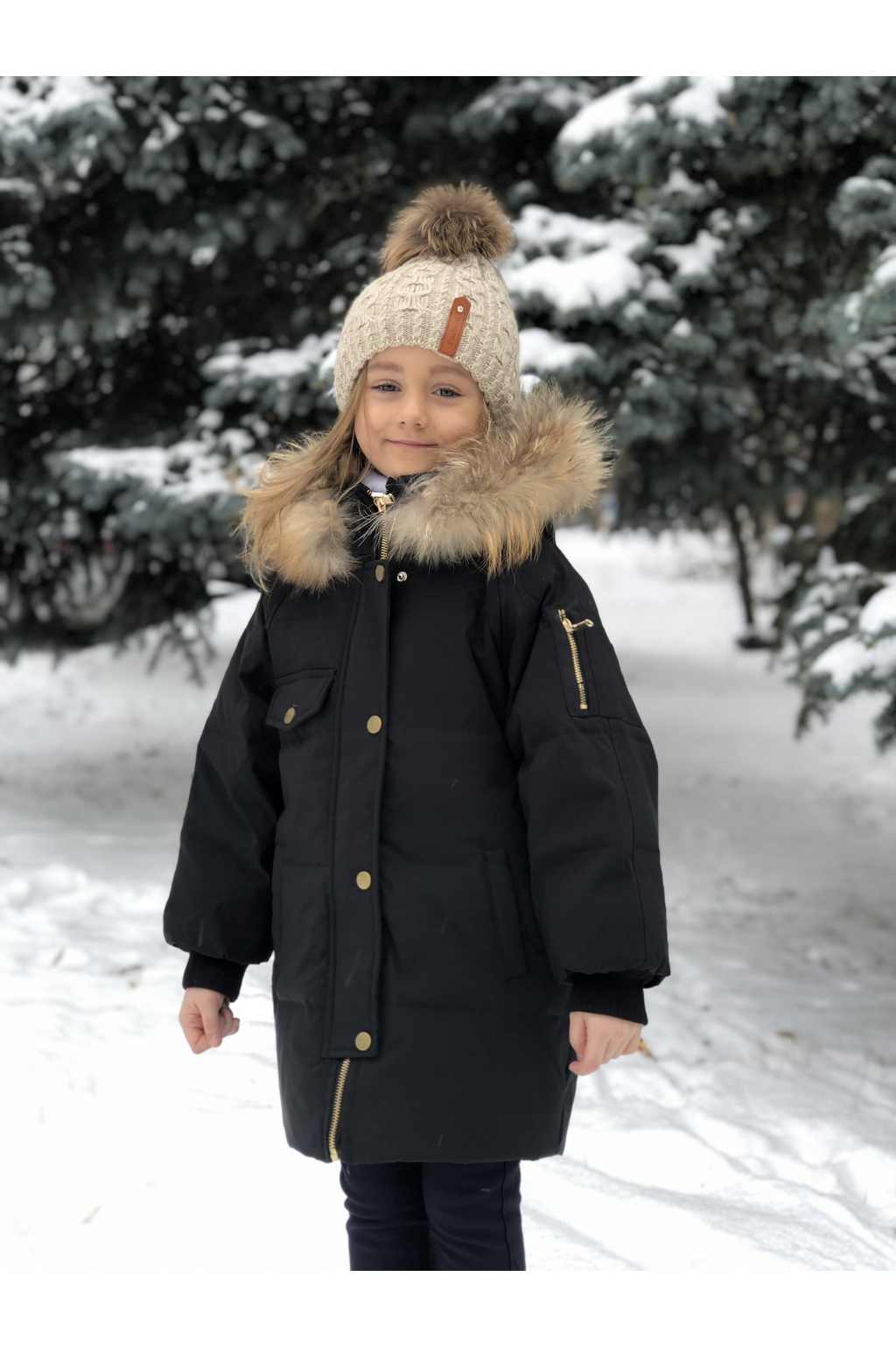 

Пуховик Migierbaia 116 см Черный