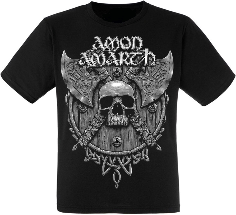 

Футболка Print Planet Amon Amarth (skull with axes) XXL