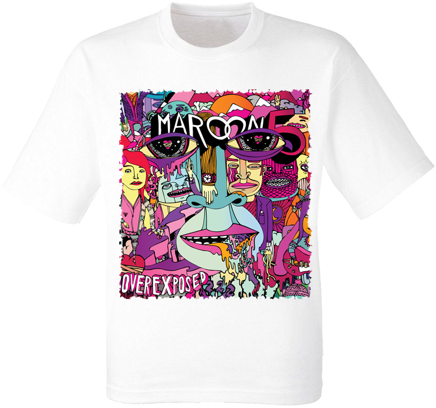 

Футболка Print Planet Maroon 5 "Overexposed" белая, Футболка Print Planet Maroon 5 "Overexposed" белая M