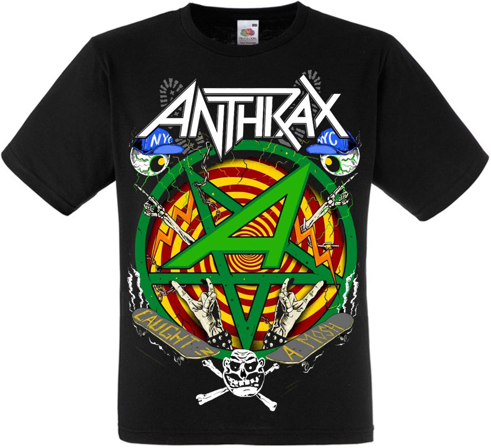 

Футболка HEADBANGER Anthrax "Caught In A Mosh, Футболка HEADBANGER Anthrax "Caught In A Mosh" S