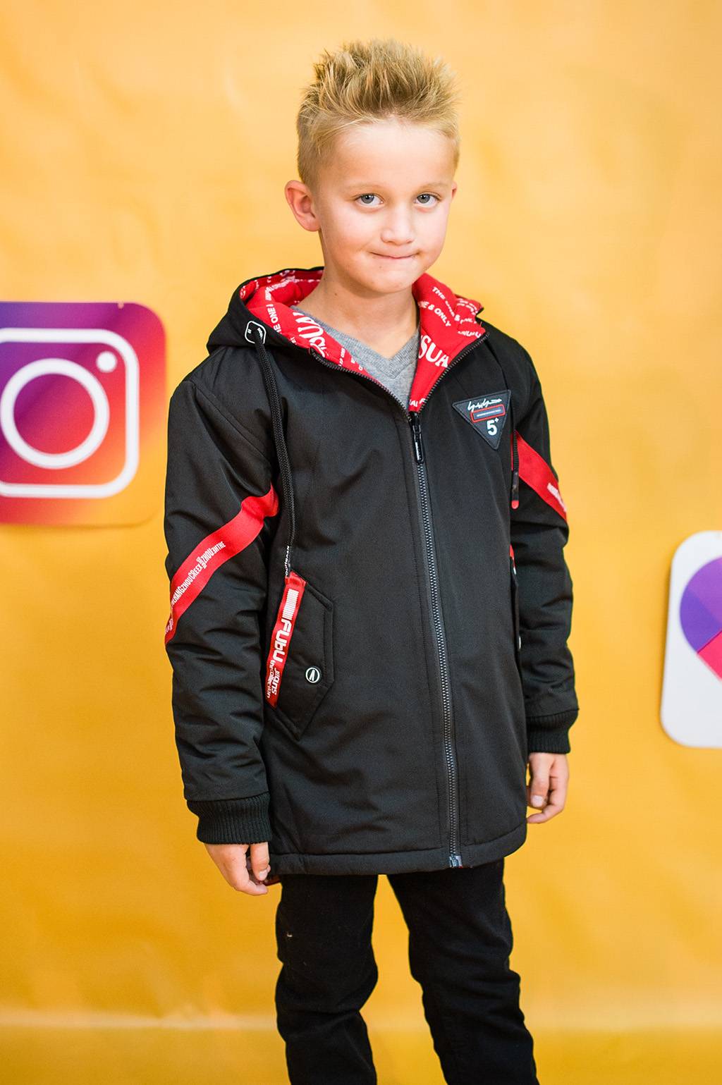 

Куртка Klkhe kids 128 см Черный (2125000595115)
