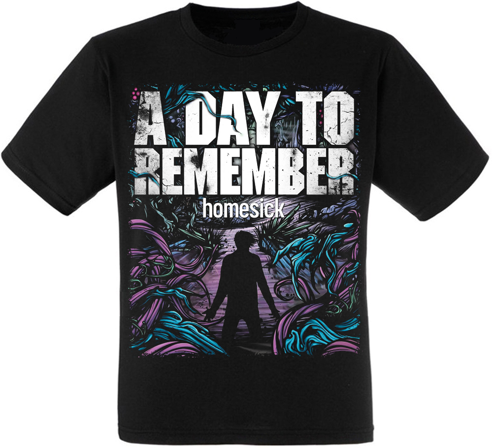 

Футболка Print Planet A Day To Remember "Homesick, Футболка Print Planet A Day To Remember "Homesick" L